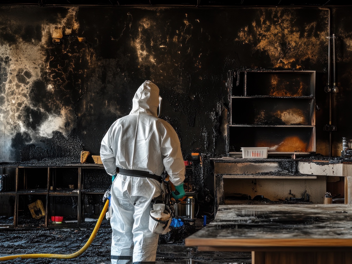 Nettoyage après incendie