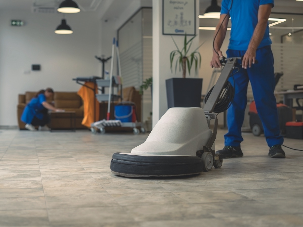 Nettoyage sol thermoplastique